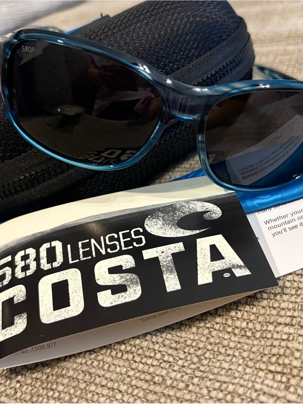(NEW) Costa Gannet Inlet Frame Sunglasses with Dark Lenses